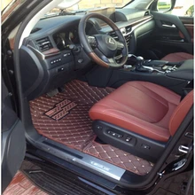 Высококачественные коврики! Специальные автомобильные коврики+ коврик в багажник для Lexus LX 570 7 мест водонепроницаемые Автомобильные ковры для LX570-2007