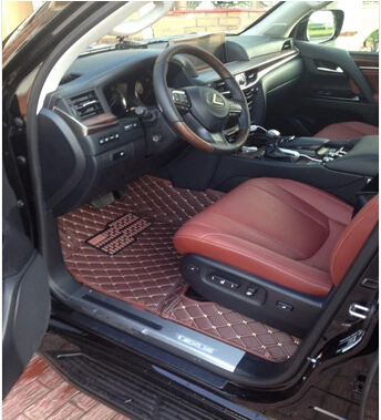 Top quality mats! Special floor mats + Trunk mat for Lexus LX 570 7 seats 2018 durable carpets for LX570 2017-2008,Free shipping Top quality mats! Special floor mats + Trunk mat for Lexus LX 570 7 seats 2018 durable carpets for LX570 2017-2008,Free shipping