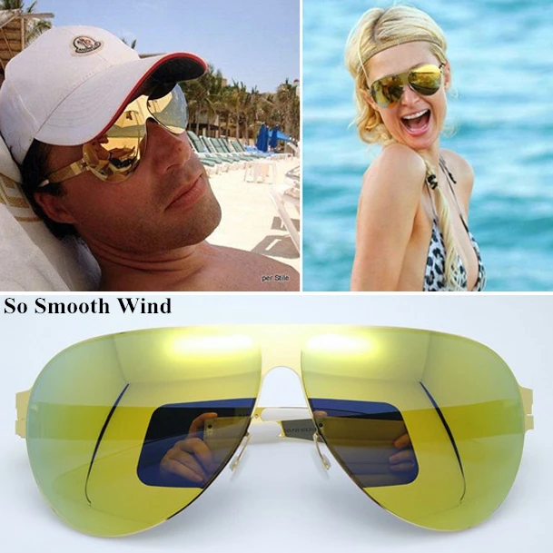 

BRAND DESIGN Pilot Classic Polarized Sunglasses Men Women Screwless Casual Sun Glasses with Colored Lens UV400 Gafas De Sol