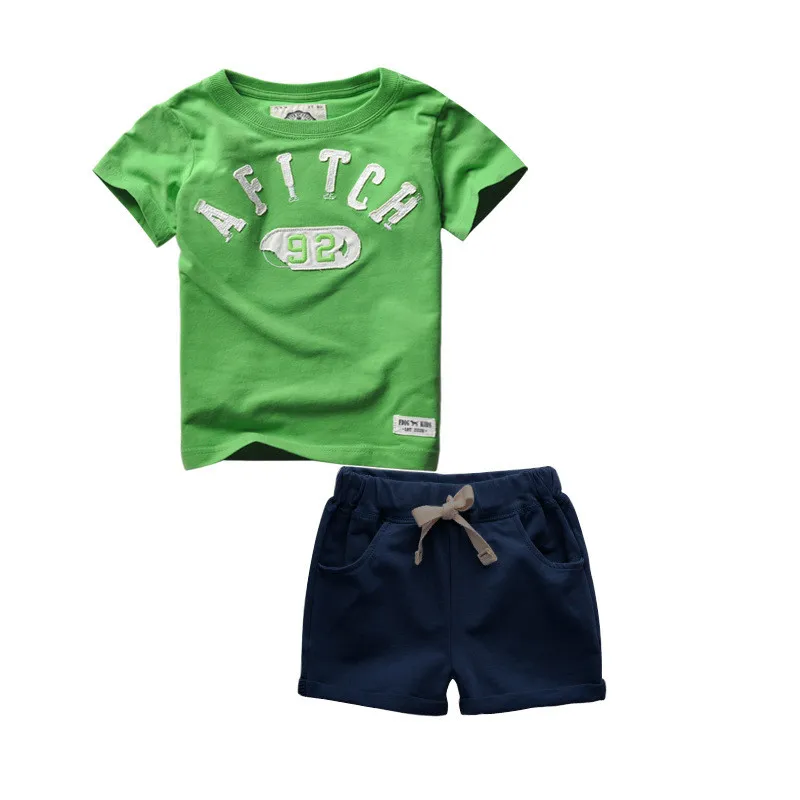2017 Children Summer Clothing Sets Kids Boys Clothes Set Baby Boys Cotton T-Shirt+Pants Tracksuits Costumes for kids Boy Roupa31