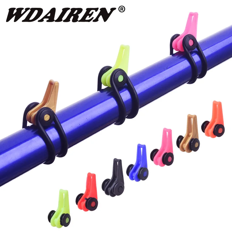 10Pcs Safe Keeping Fishing Rod Pole Hooks Keeper Holders Lures Accessories