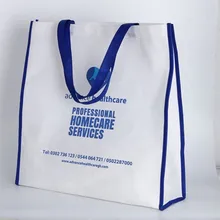 1000 шт/партия на заказ с напечатанным логотипом компании экологический многоразовый рекламные нетканые пакеты с ручками сумки-тоут для рекламы