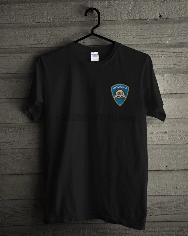 

New Atj Lucko Specijalna Policija Croatian Police Udruga Ratnih 2019 New Brand High Quality for Man Better Crazy T Shirts