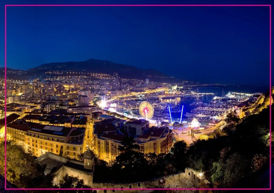 

Decoration Gift Photo Magnets Home Decor Stickers,Monaco Night Picture Landscape Fridge Magnet 5506 Tourism Souvenir