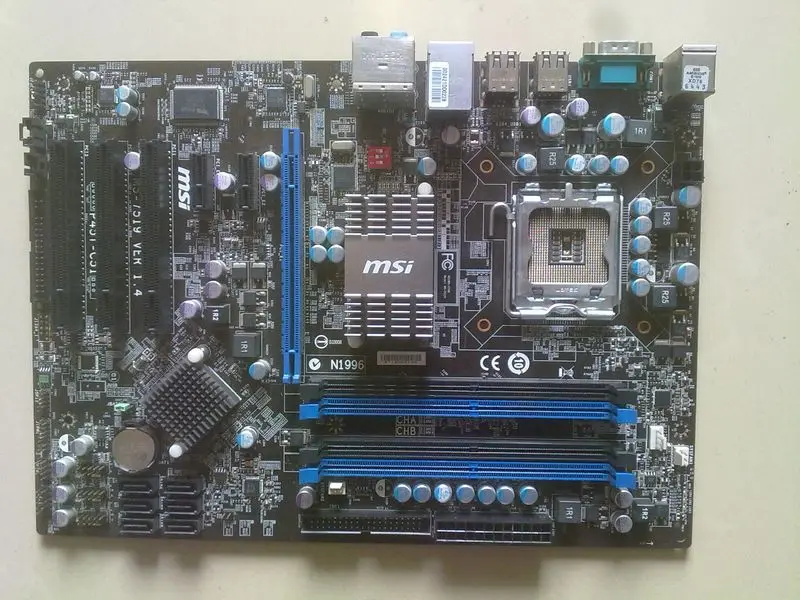 ASUS Original motherboard MSI P45T-C51 LGA 775 DDR2 RAM 16G Motherboard Desktop Boards asus original motherboard g31m3 l v2 g31 ddr2 lga 775 desktop motherboard