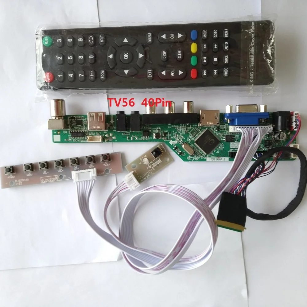 

kit for LP173WD1(TL)(N2) remote VGA 1600X900 LCD LED 40pin LVDS HDMI USB Controller board driver 17.3" Screen panel TV AV