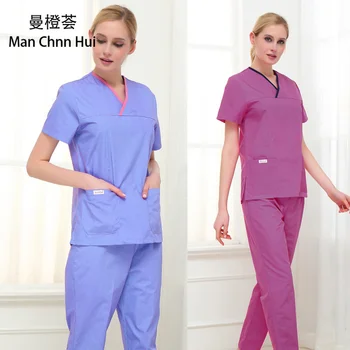 

Medical clothes Scrub sets surgical gowns doctors nurses beauty uniforms dentistry oral clinic pet doctor workwear