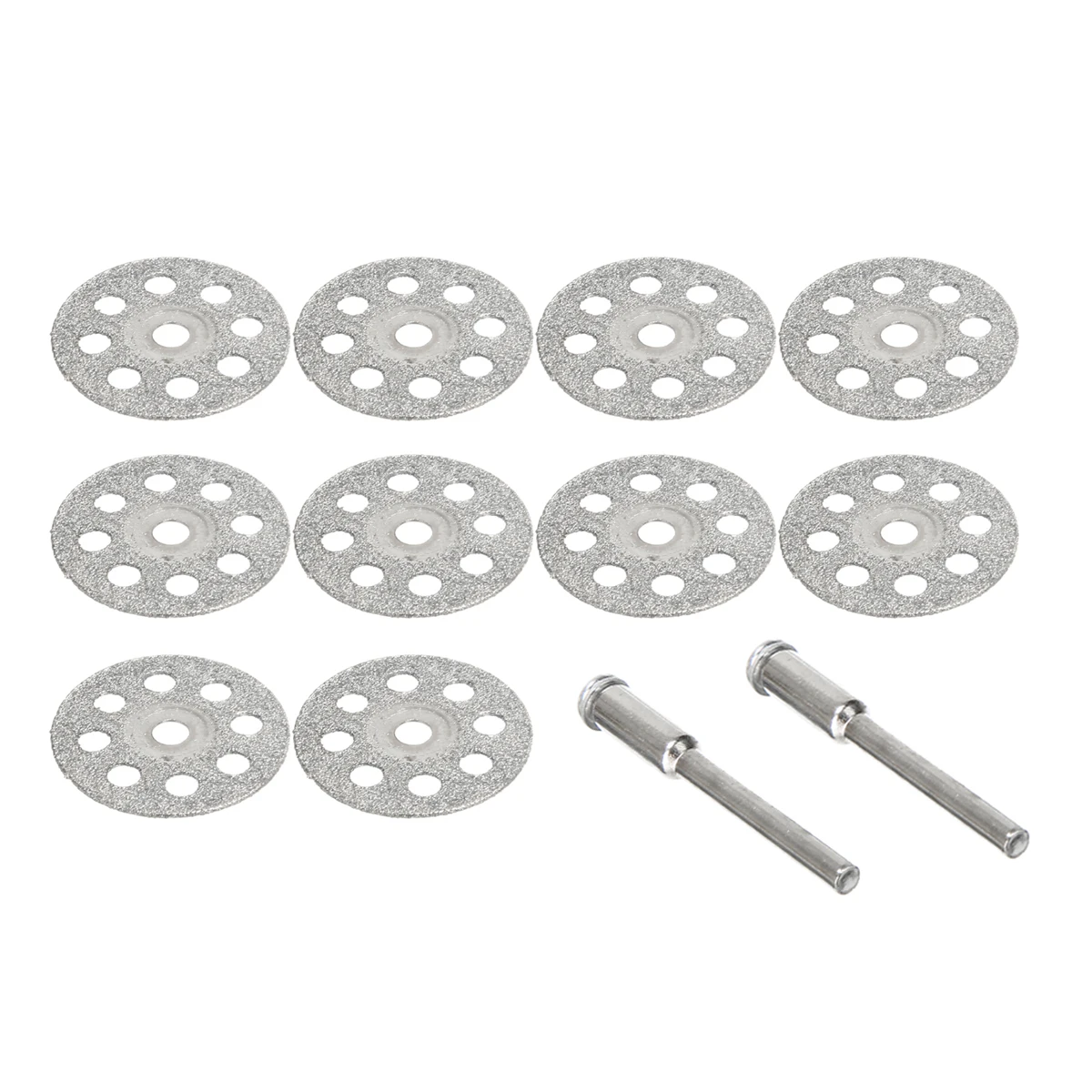

10pcs Carbon Steel Mini Diamond Cutting Discs Wheel Blade Set + Drill Bit For Rotary Tool