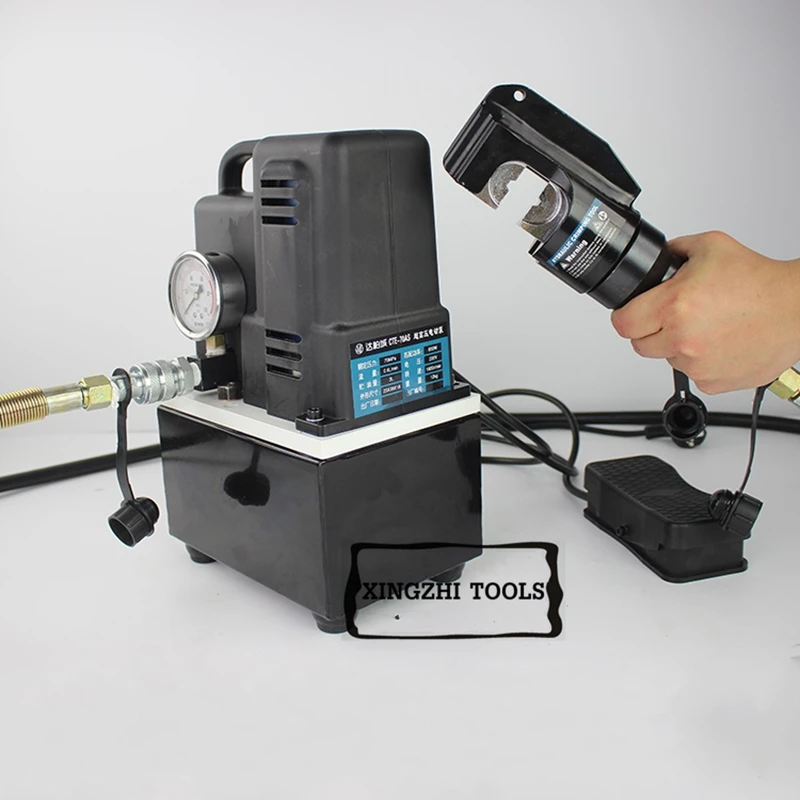 

Electric Hydraulic Crimping Tool Range 16-300mm2 for crimping AL/ Cu Lugs Cold pressed terminal crimping