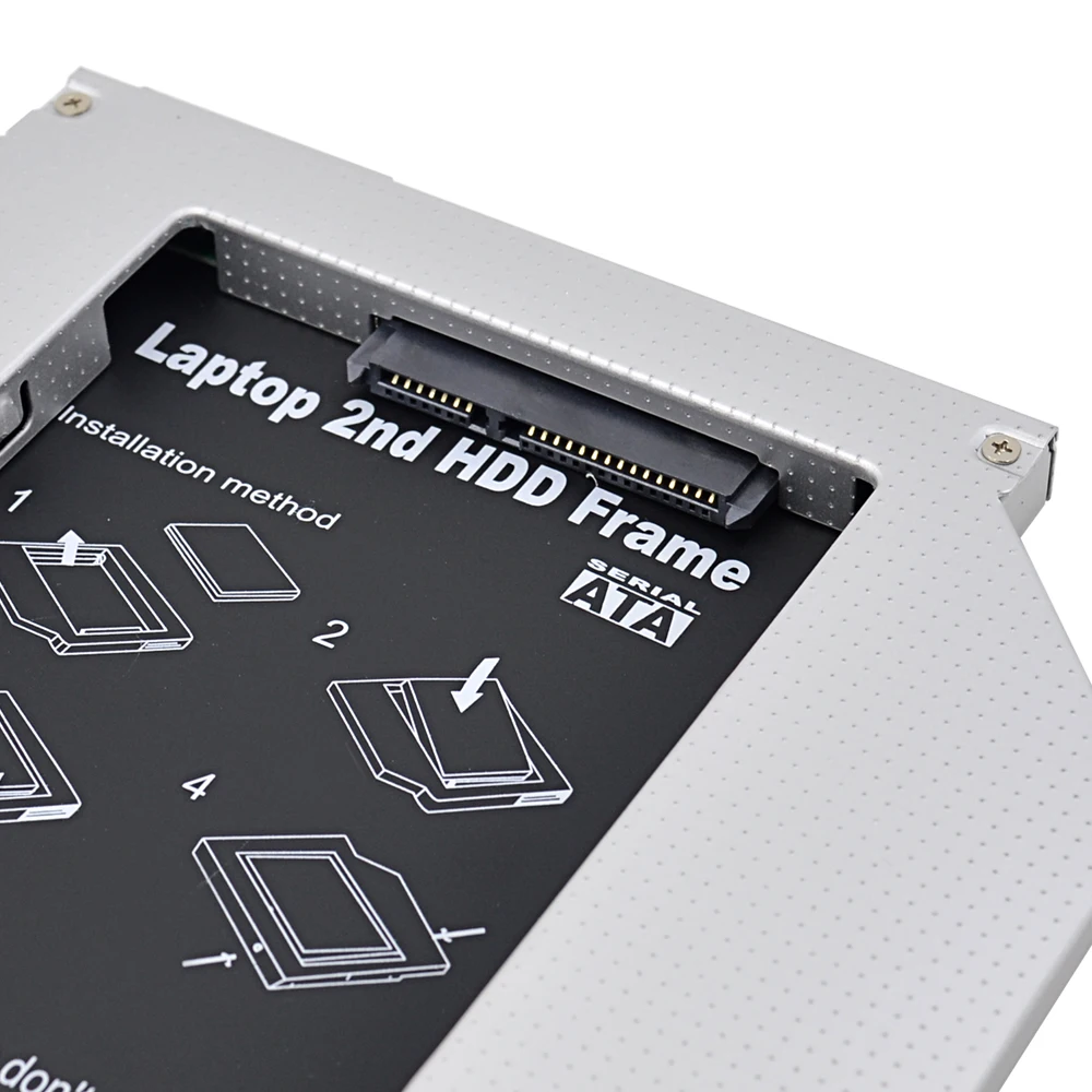 Адаптер TISHRIC Caddy 9 5 Sata для Dell Latitude Inspiron E6320 E6420 E6520 E6330 E6430 E6530 2nd Hdd SSD чехол Optibay|Корпус