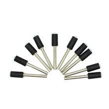 10pc Band Mandrel 1/4 inch Shank 6.3mm Drum Sanding Kit for Rotary Tool Nail Drill Bits Abrasive Tools For Dremel Accessories