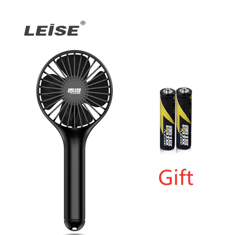 

LEISE New G5 Handheld Mini Fan with second Gear Modes 1W Black&White ABS Material Convenient&Portable For Home/Office/Outdoor