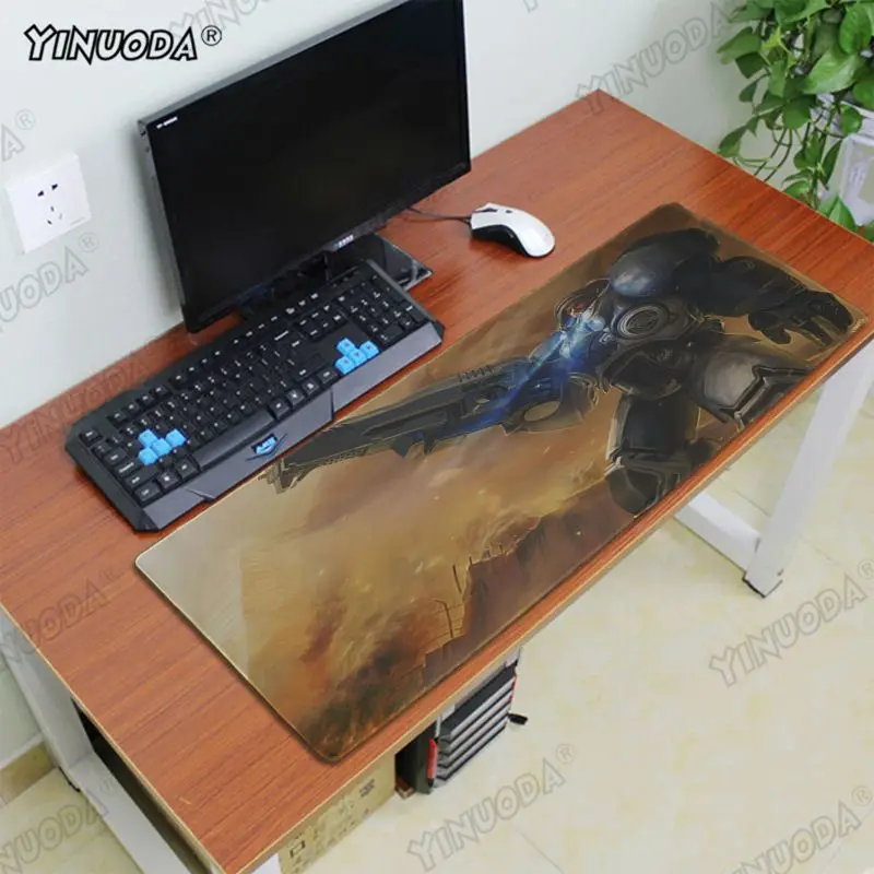 Игровой коврик для мыши Yinuoda starcraft 2 резиновый ноутбук геймеров Настольный Коврик