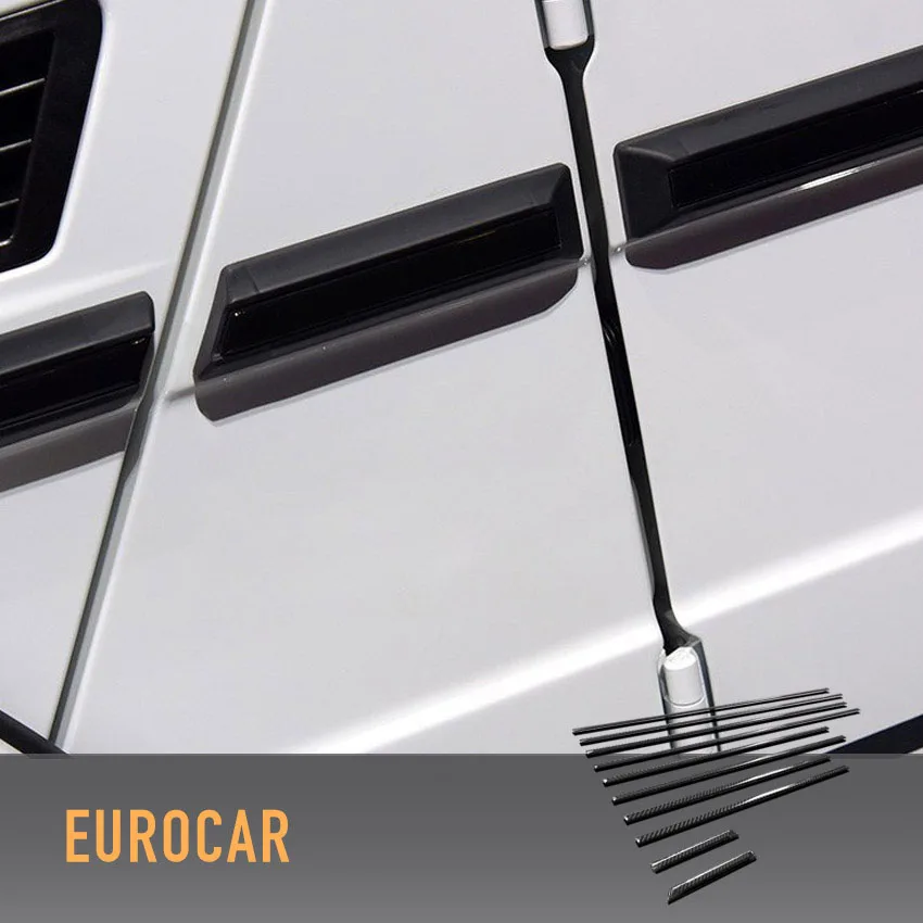 G-class W463 G500 G55 G63 серебро/черный/золото/углеродное волокно боковой молдинг отделка комплект(10 шт.) B стиль