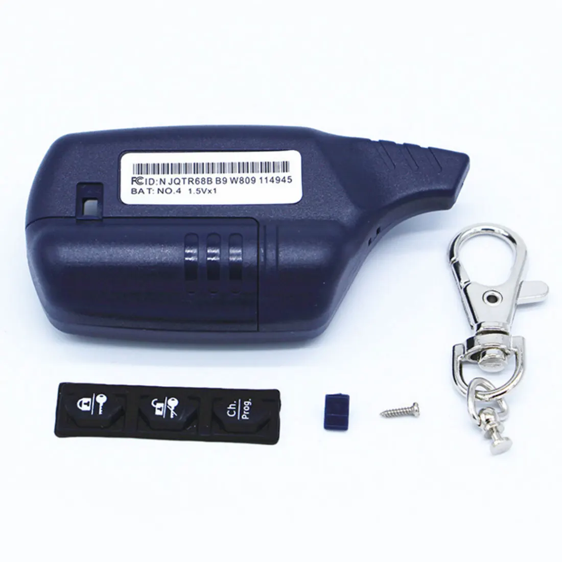 Dewtreetali  Case Keychain for 2 way Car Anti-theft Alarm System LCD Remote Control Key Fob Chain Starline B9 B6 A91 A61