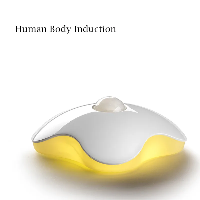 Human Body Sensor Induction Night Lamp Modern Led Wireless Wall Lamp