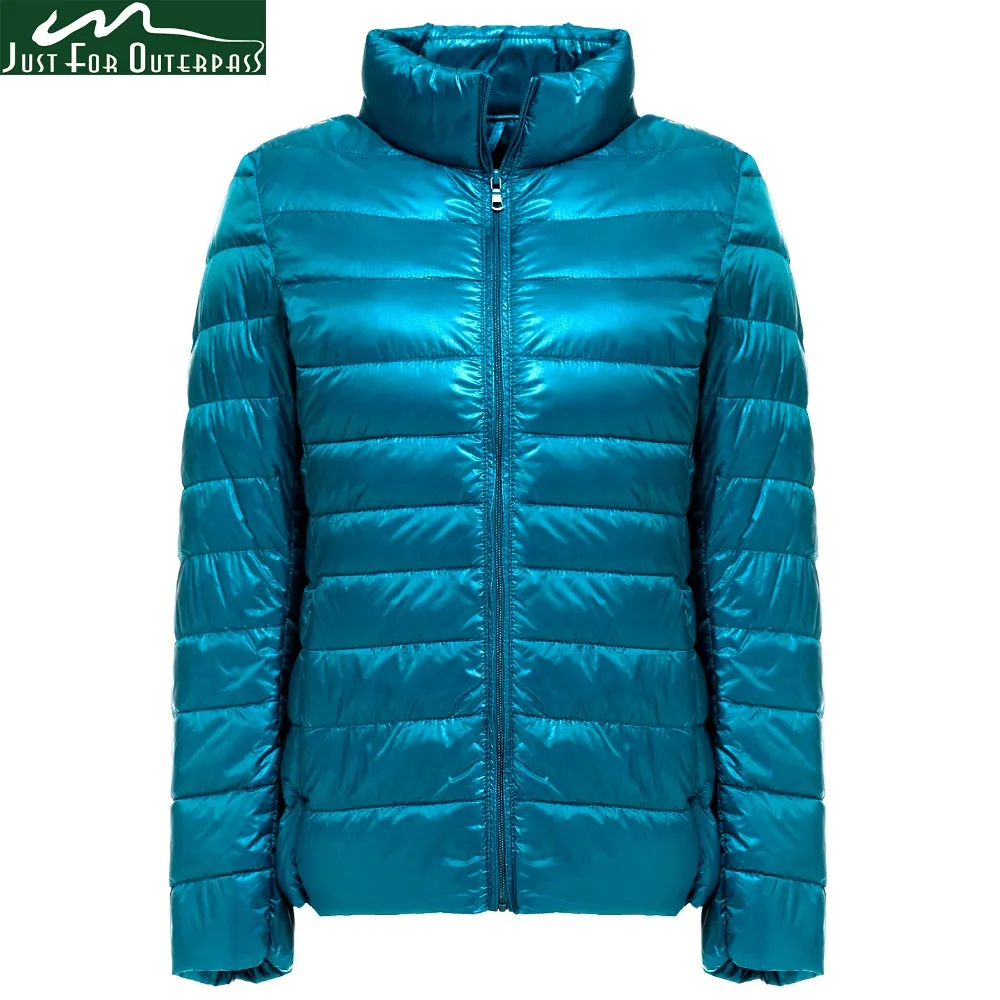 

2019 New Autumn Winter Ultra Light Down Jacket Women Windproof Warmth Women's Lightweight Packable Down Coat Plus Size Parkas