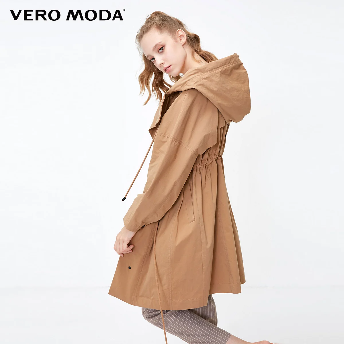 Vero Moda женский спортивный стиль чистый цвет с открытыми плечами рукава ветровка куртка | 318321550