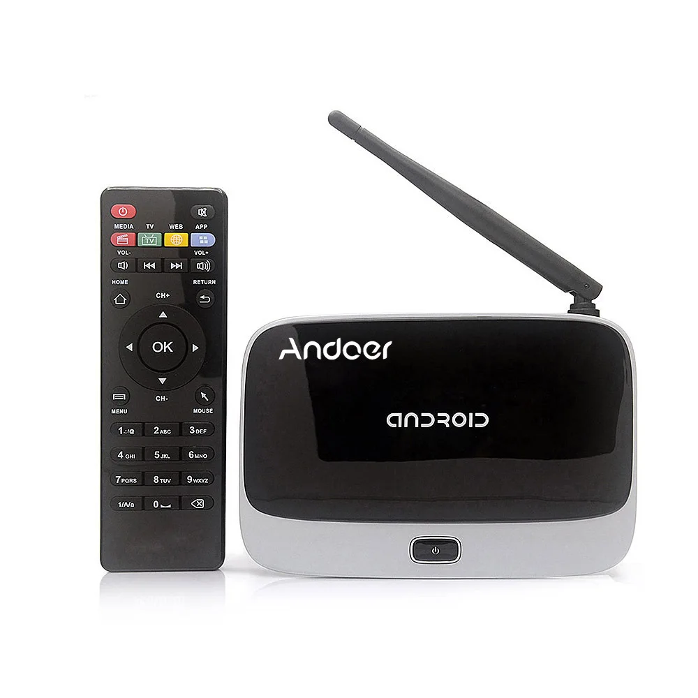 

New!! Andoer Android 4.4 TV Box Quad Core Mali-400 GPU 2G/32GB Media Player Player support 4K XBMC DLNA Miracast Airplay Wifi