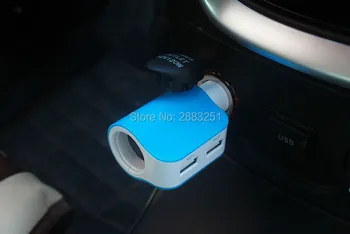 

Car styling Dual USB output Phone Travel Charger 3+1 for Nissan qashqai tiida almera juke primera x-trail note Sunny accessories