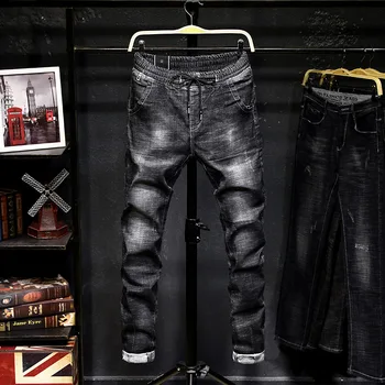 

Jeans Men Skinny Spring Autumn Strech Casual Jeans for Men High Quality Classics Harem Pants Fashion Jean Homme