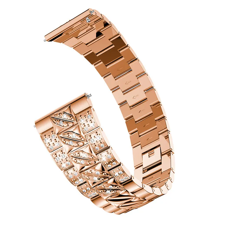 Fshion Luxury Replacement Metal Crystal Watch Strap Wrist Band For Samsung Galaxy Watch 46mm and Gear S3 Classic #40NT21 (11)