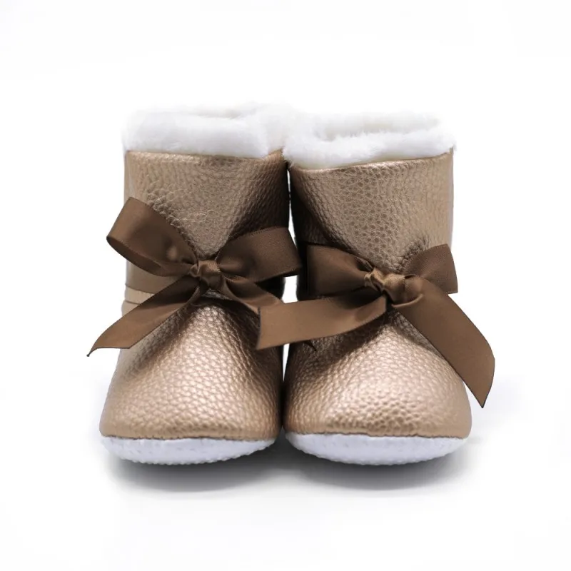 Зимние теплые милые зимние сапоги принцессы для маленьких девочек; кашемировые сапоги для малышей; зимняя обувь - Цвет: TG