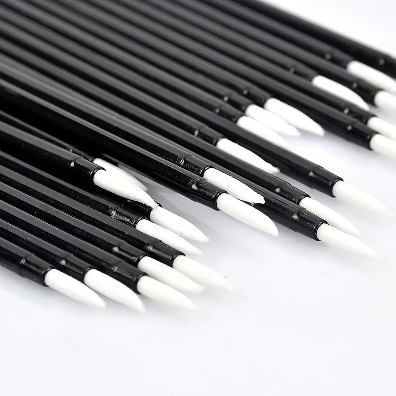 50Pcs/lot Micro Brush Disposable Eye Makeup Eyeliner Brush Eye Liner