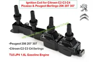 OEM Кабель Зажигания Катушка Зажигания Для Peugeot Berlingo 206 207 307 партнер & Citroen C2 C3 C4 Picasso 1.6L TU5JP Бензиновый Двигатель