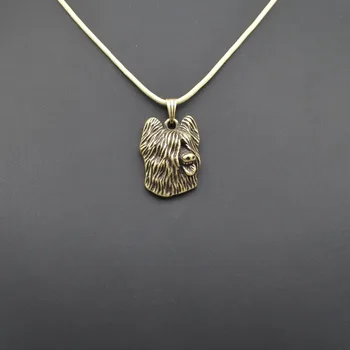 

2017 Fashion Cute vintage cute Briard dog Pendant Choker women Necklace Trendy delicate charm gift Jewelry
