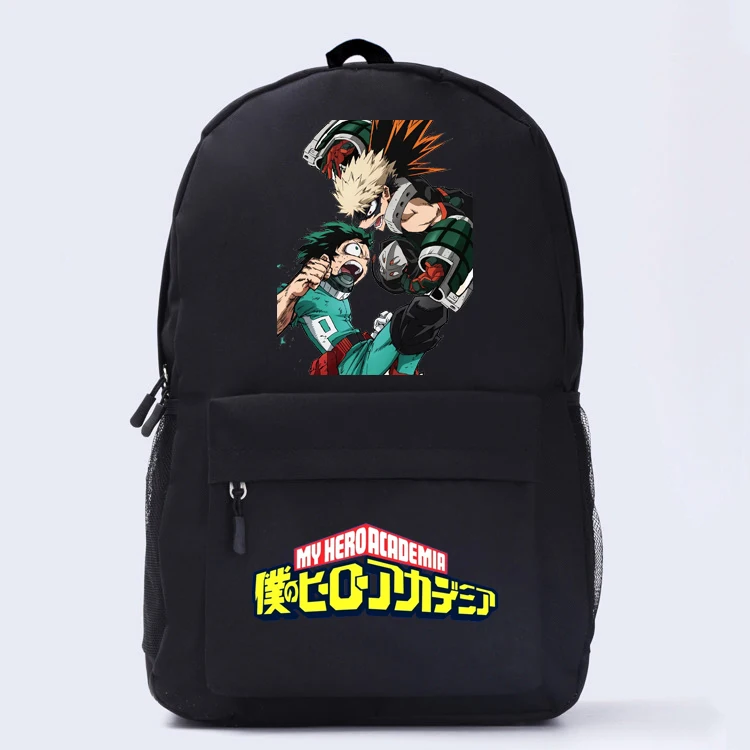My Hero Academia Midoriya Izuku Anime Nylon Student Backpack  
