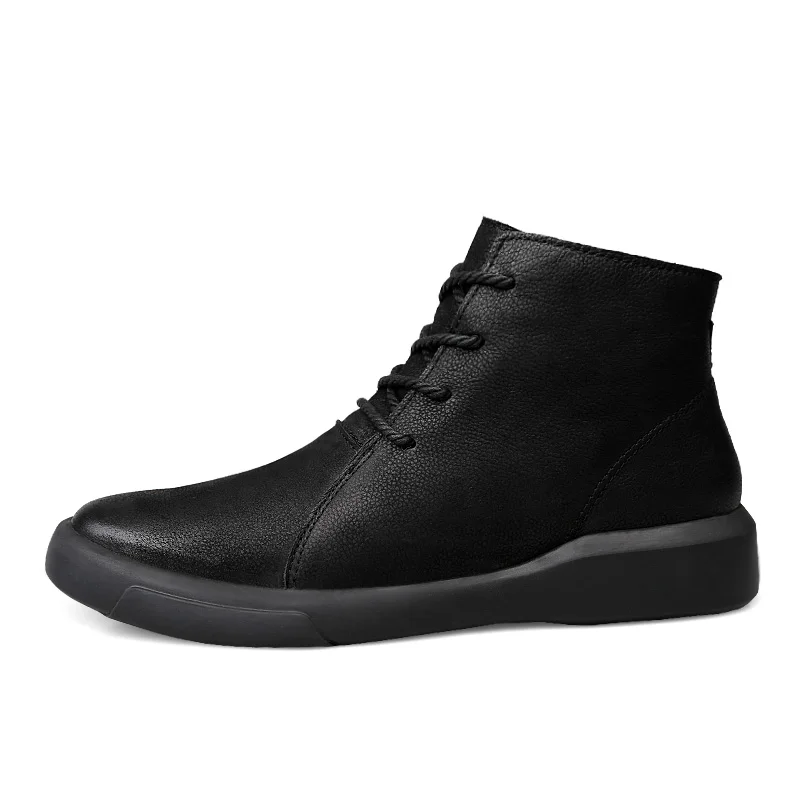 Fotwear/мужские ботинки из натуральной кожи Обувь премиум класса на шнуровке