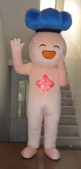 

customized sweet heart blue and pink doll mascot costume cute costumes