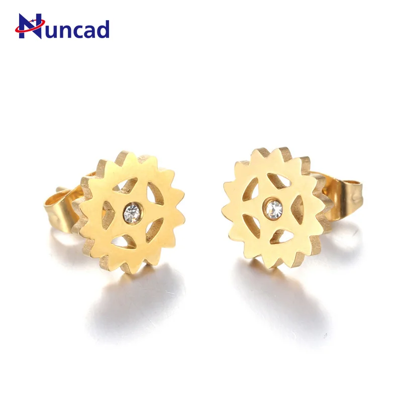 Женские серьги пусеты Nuncad в стиле панк со стразами|fashion stud earrings|stud earringsrhinestone earrings |