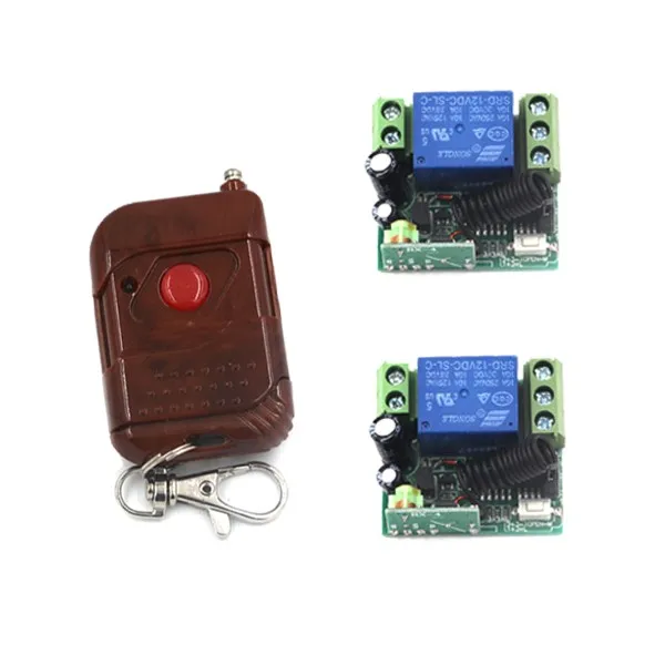 

Wireless Remote Switch Remote Plug Teleswitch Transmitter With 2 Receiver 315Mhz / 433Mhz SKU: 5186
