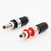 4PCS B6035R Rhodium Plated HIFI Amplifier Speaker Terminal Binding Post Socket 45mm ► Photo 2/2