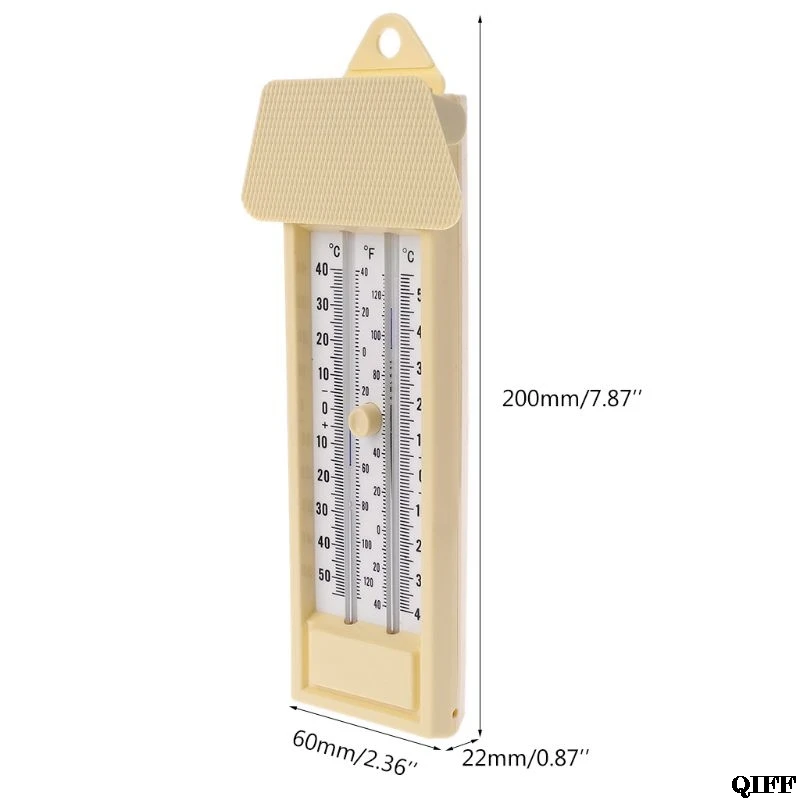 Дропшиппинг макс мин термометр-Крытый Открытый Сад теплица стены монитор температуры-40 до 50C/120F May31
