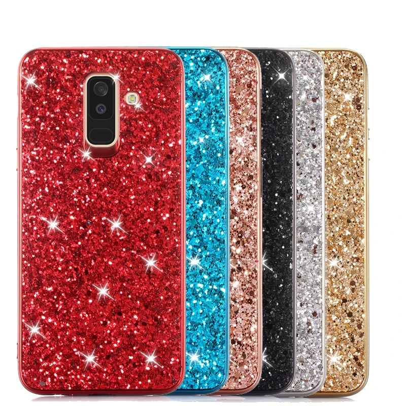 

Case for Samsung galaxy J4 A6 PLUS A7 A9 A6 2018 Case Bling Glitter Sequins Cover for Samsung J7 2017 J6 PLUS J8 J4 J6 2018 Case