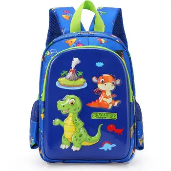 

2019 3D 3-6 Year Old School Bags For Boys Girls Waterproof Backpacks Child Dinosaur Book bag Kids Princess Satchel Knapsack