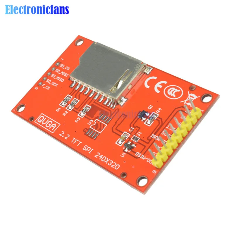 2,2 дюймов 2," SPI TFT ЖК-дисплей Дисплей модуль 240x320 ILI9341 4-провод SPI интерфейс для 51/AVR/STM32/ARM/PIC