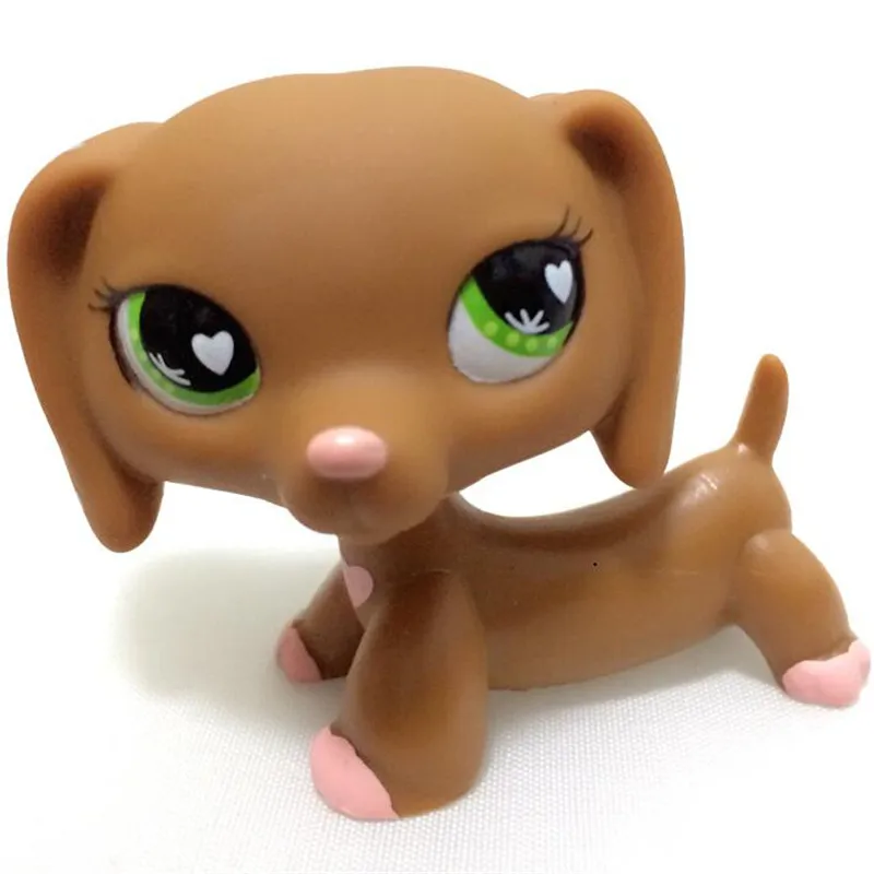 Pet Shop Lps Toy Action Standing Collection Collection Short Hair 41 Powder Cat Tiger Cat Tiger Big Dad Dog Dachshund Lps