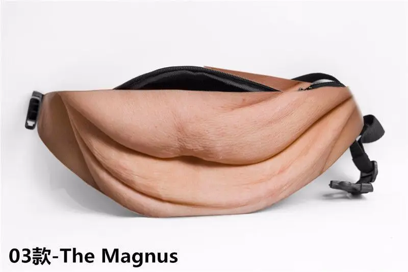 LDAJMW, модная новинка, забавная сумка для мужчин и женщин, сумка для папы, универсальная, телесный, цветной, пивная, поясная сумка, сумка для живота, кошелек для монет - Цвет: Magnus fat be