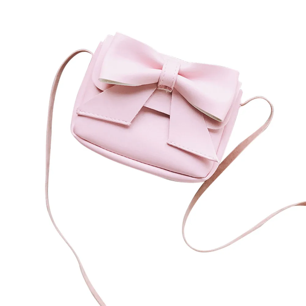 

Woman Bag Children Girls Cute Bowknotl Leather Handbag Shoulder Mini Crossbody ladies hand bags torebka damska shopper