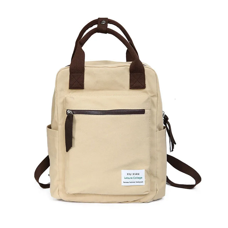 New Fashion Trend Style Backpack Girl Leisure High quality canvas laptop Female Bookbag Travel bag 2019 | Багаж и сумки