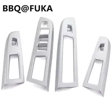Принадлежности для шашлыков @ fuka подходит для Subaru XV Impreza 2013-16 Chrome ABS межкомнатных дверей кнопка включения окно Панель крышка интерьер наклейка автомобиль-Стайлинг