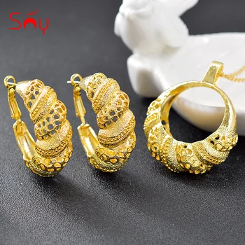 

Sunny Jewelry Big Jewelry Sets For Women Necklace Earrings Pendant Water Drop Jewelry Findings For Party Engagement Jewelry Gift