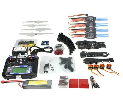 

F14893-O Full Set DIY RC Drone Quadrocopter X4M380L Frame Kit QQ Super TX Gimbal