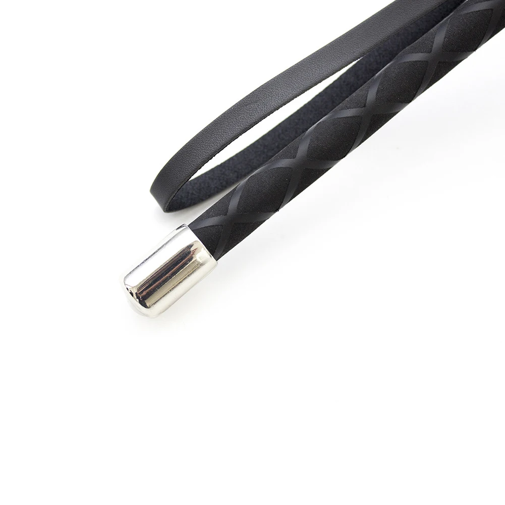 الحصان سوط دور يلعب دائم Flogger التدريب الفروسية سباق الخيل غير زلة مقبض في الهواء الطلق جلدية المرحلة الأداء