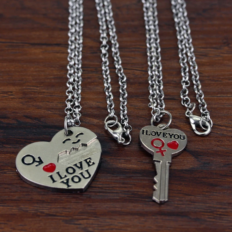 Ожерелье с подвеской надписью I Love You|Ожерелья подвеской| |