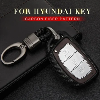 

Car Key Case Cover For Hyundai Creta I10 I40 IX35 I30 IX20 Elantra Solaris Santa Fe Tucson Kona Verna Silica Gel Key Ring Fob